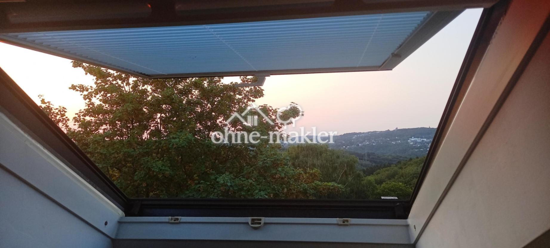 Blick aus dem Dachfenster