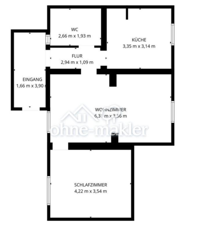Grundriss Einliegerwohnung