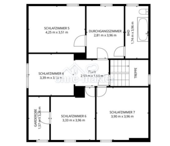 Grundriss 2. Obergeschoss