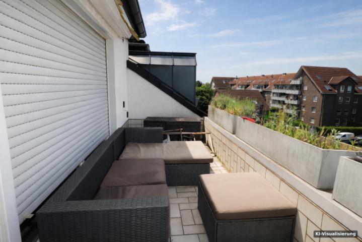 KI-Visualisierung – Balkon