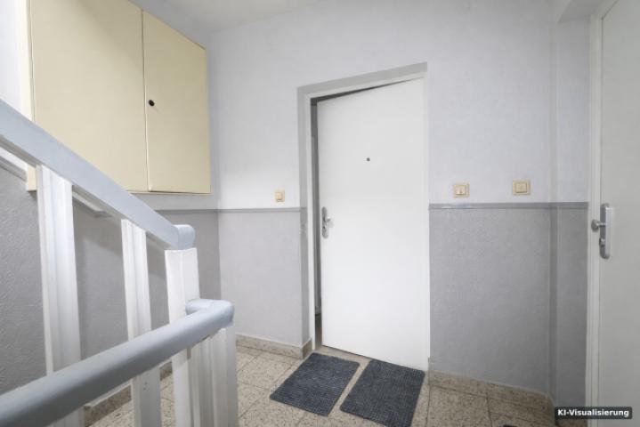 KI-Visualisierung – Wohnungseingang