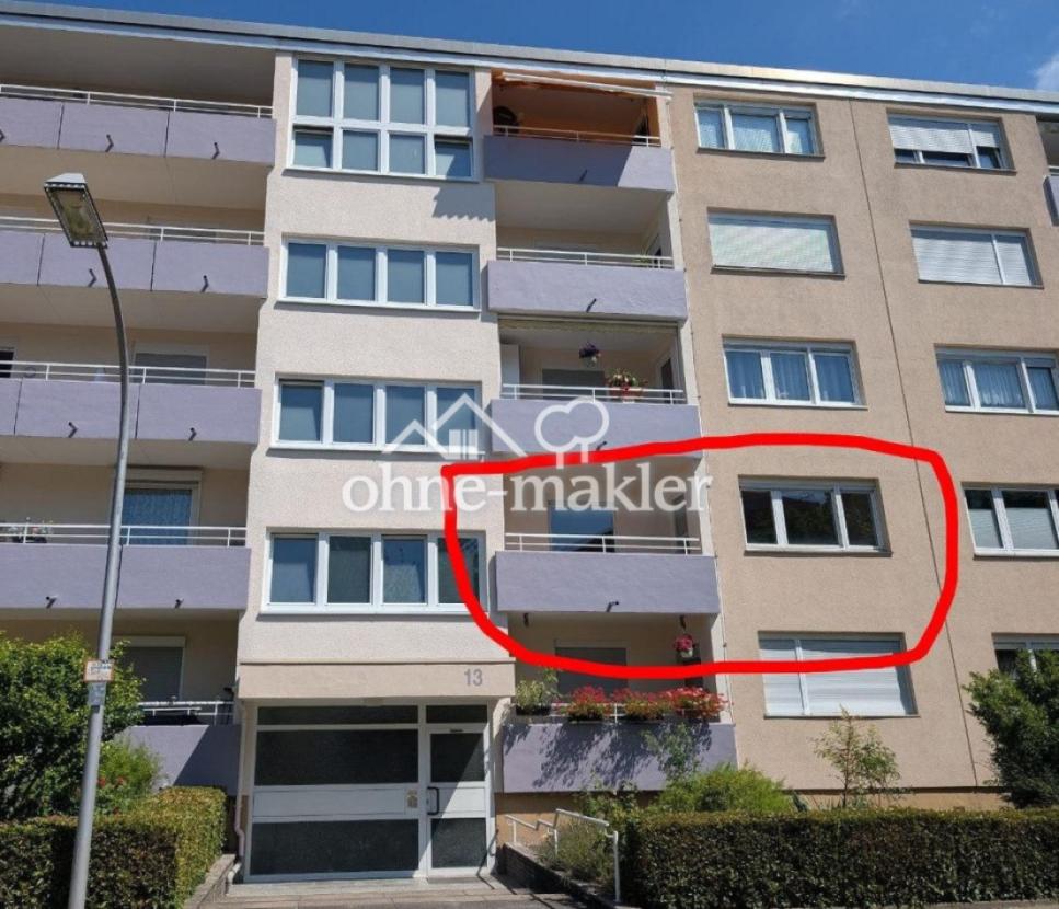 Hausfront mit Wohnung