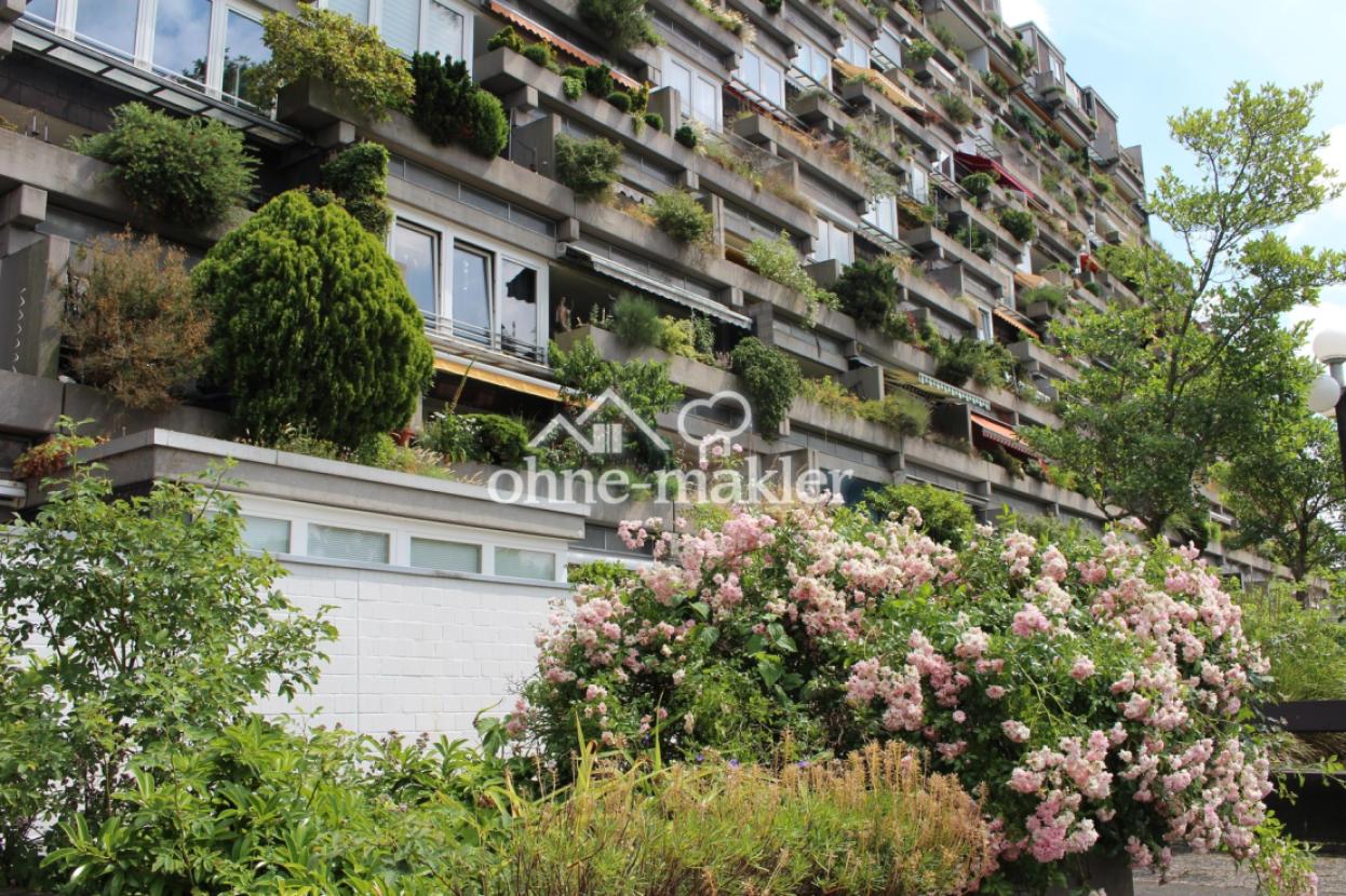 Blick auf Haus