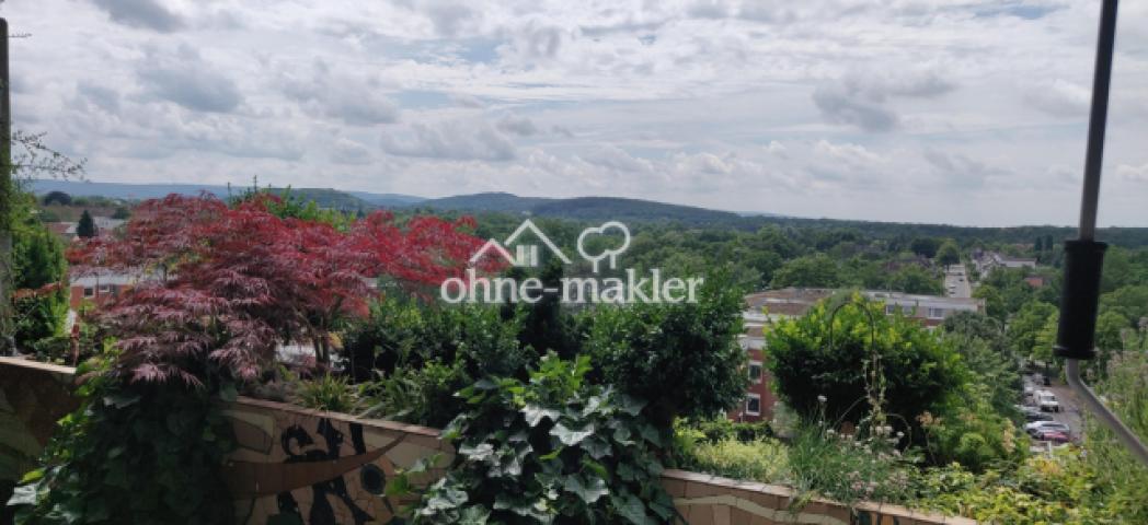 Blick Balkon zum Benther Berg