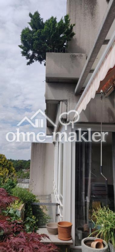 Balkon Blick zum Wohnzimmer
