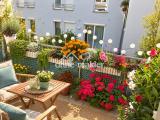 Balkon im Sommer