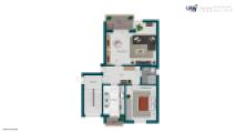 Grundriss 2-Zi-WE