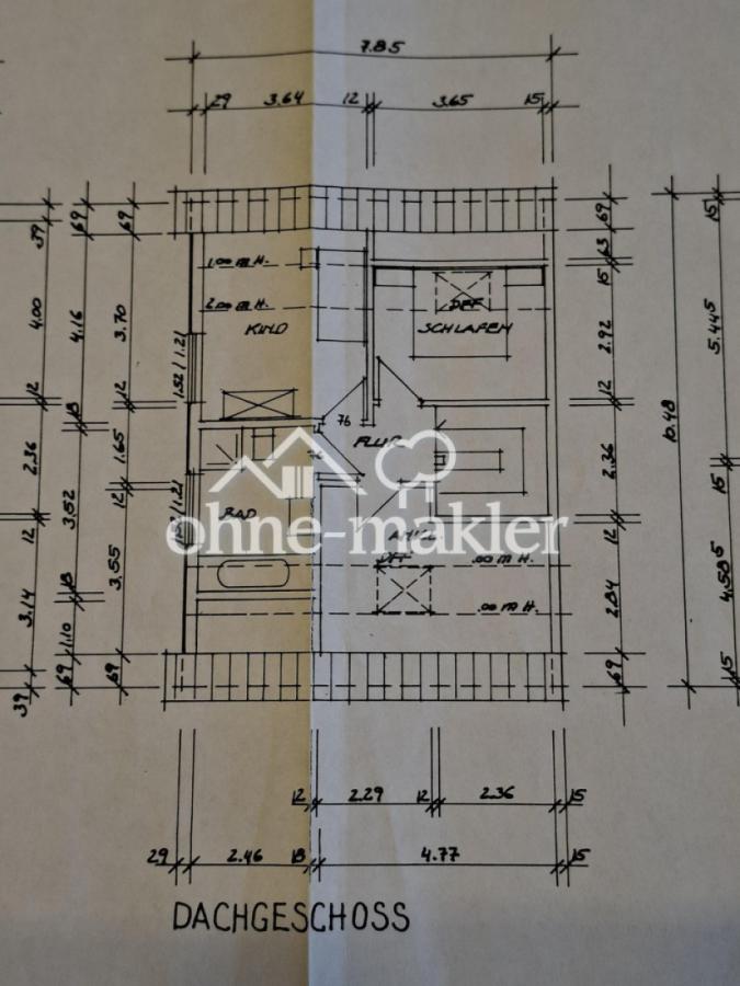 Grundriss Dachgeschoss