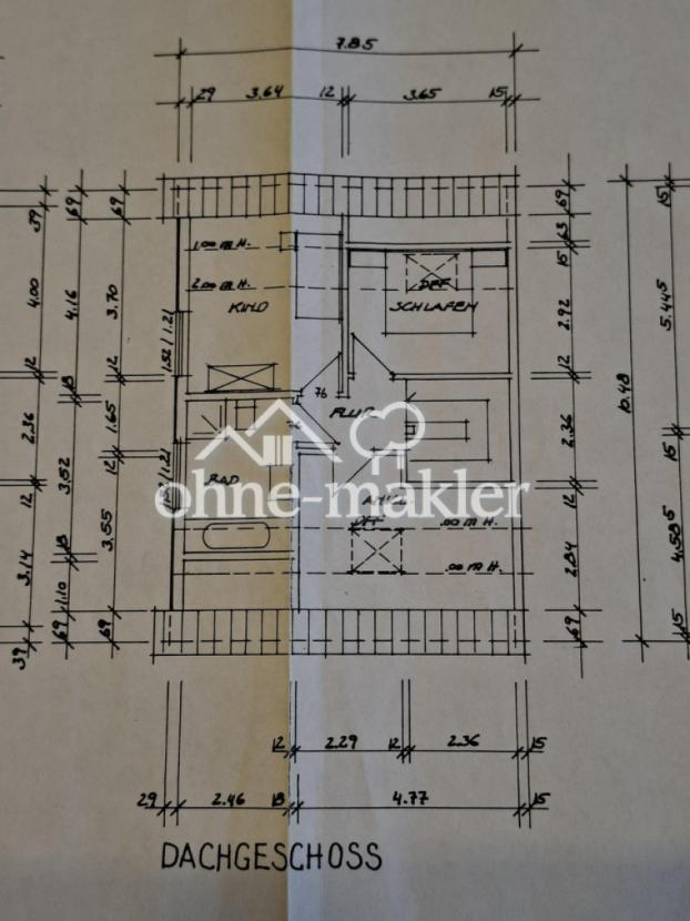 Grundriss Dachgeschoss