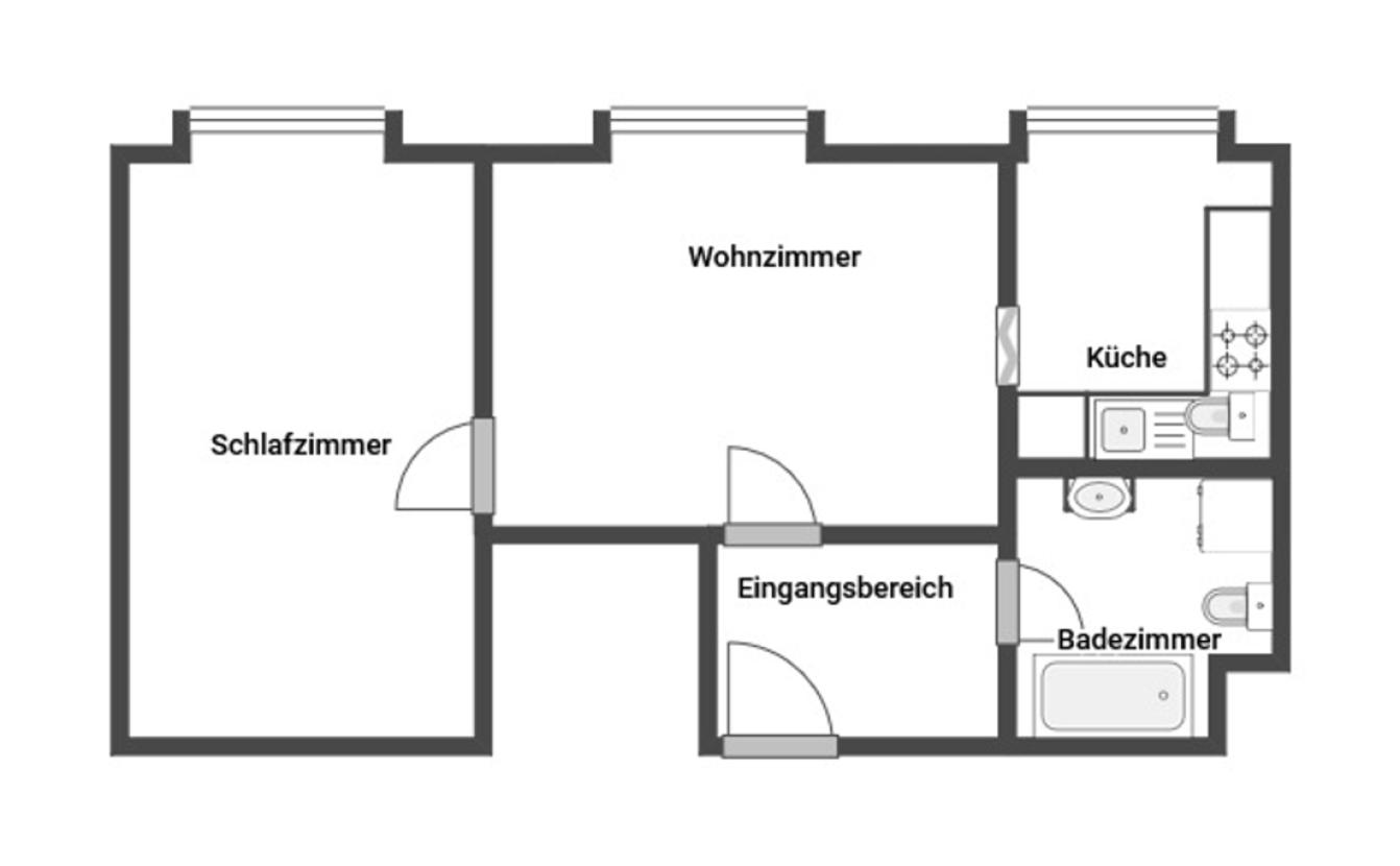 Grundriss Skizze