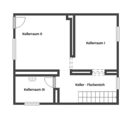 Grundriss Kellerbereich
