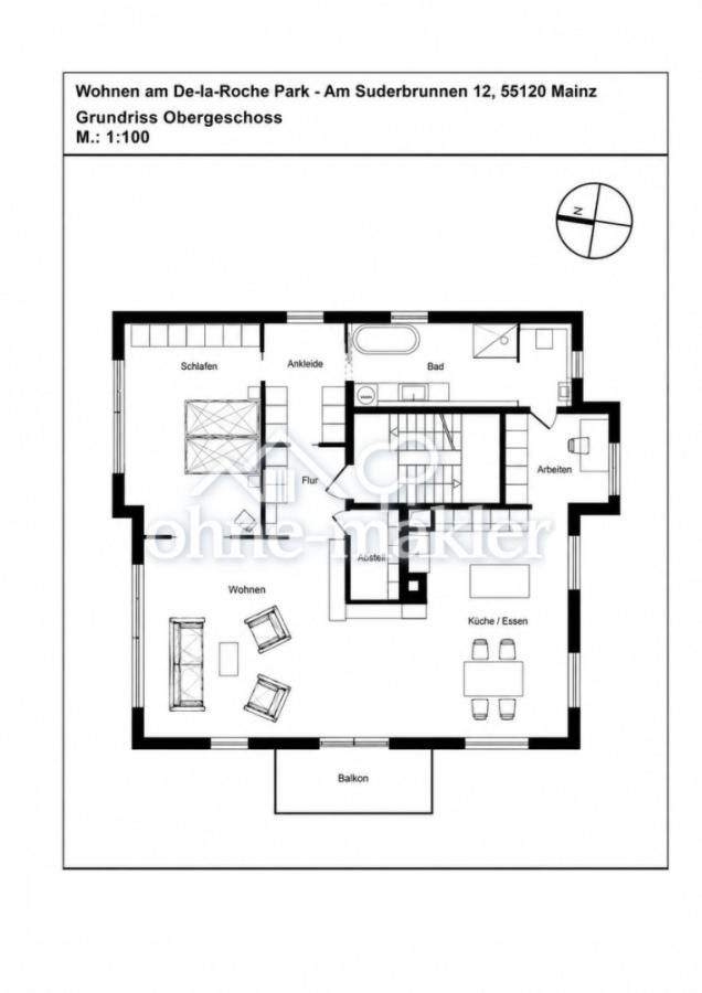 Grundriss Wohnung OG