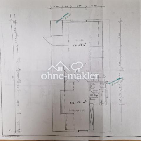 Grundriss DG mit Bemaßung