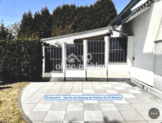 EG Terrasse mit PV (KI-gener.)