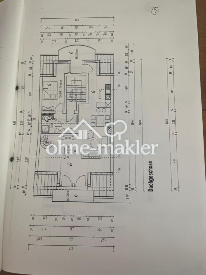 Grundriss Dachgeschoss