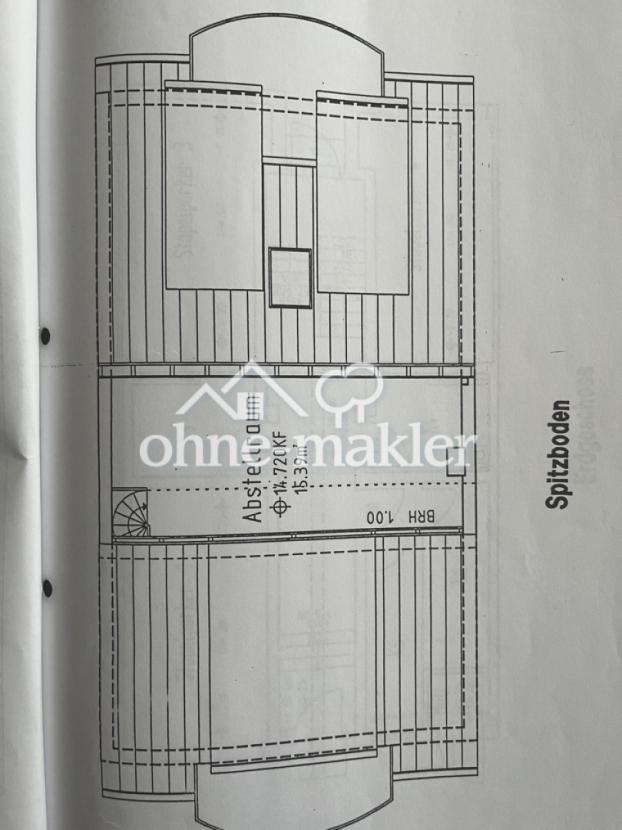Grundriss Spitzboden
