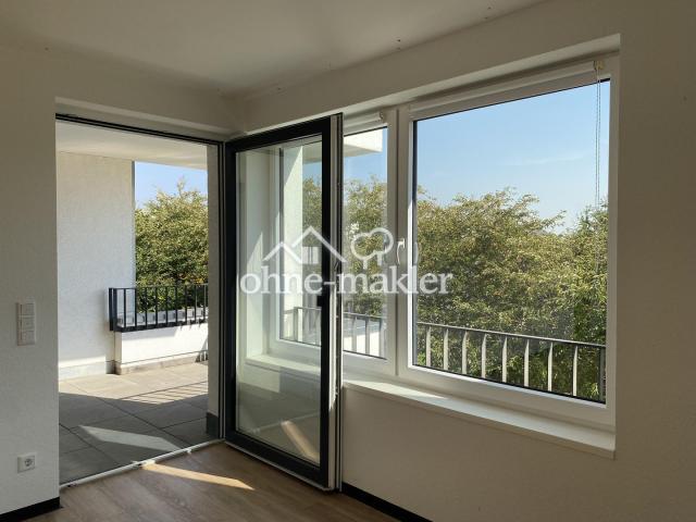Blick vom Wohnzimmer 
