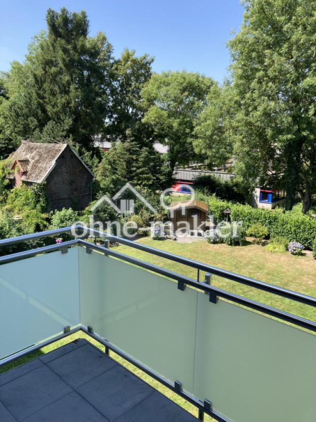 Blick vom Balkon