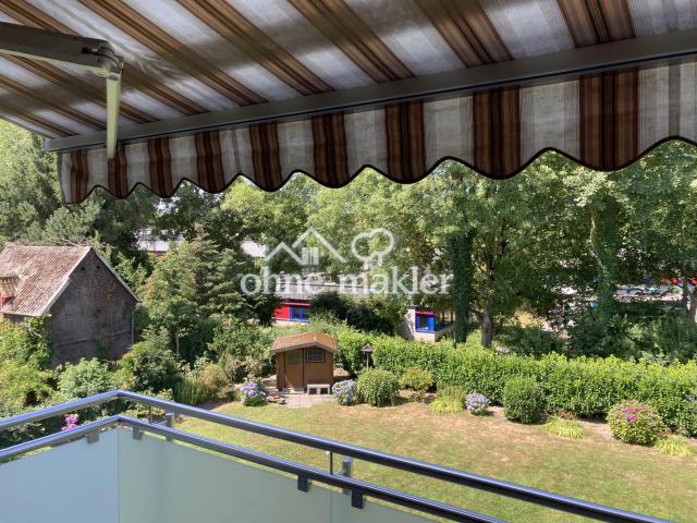 Balkon mit Markise