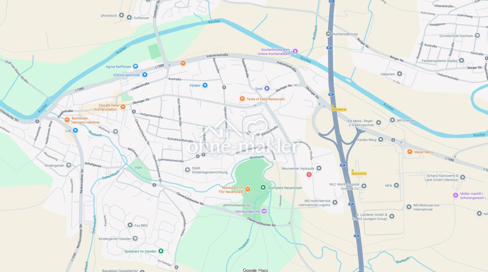Stadtplan (Google)