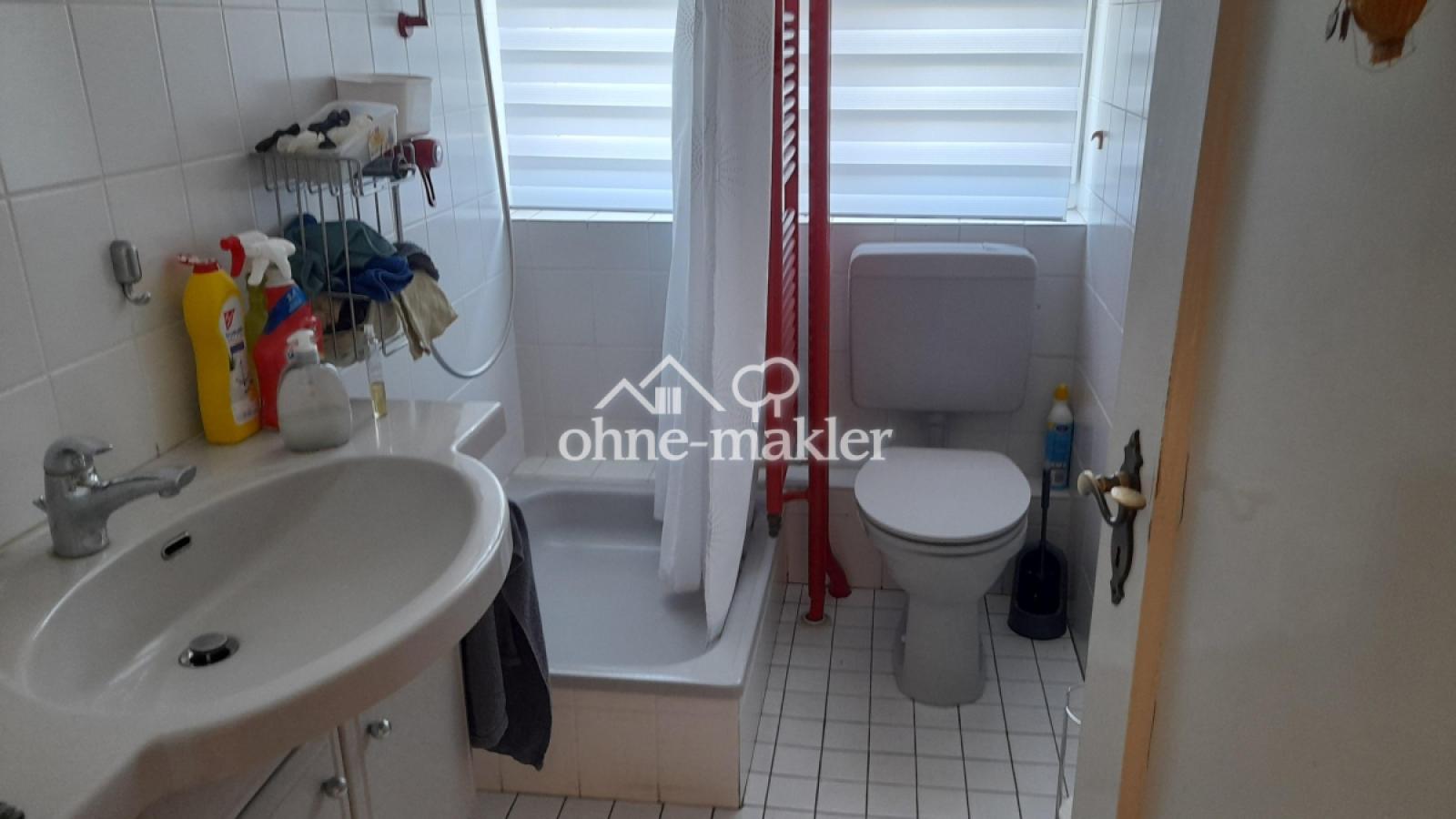Dusche mit WC