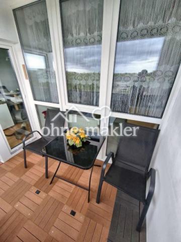 Balkon mit Sitzplatz
