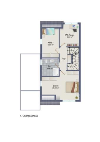 Grundriss 1.OG KIC Immobilien