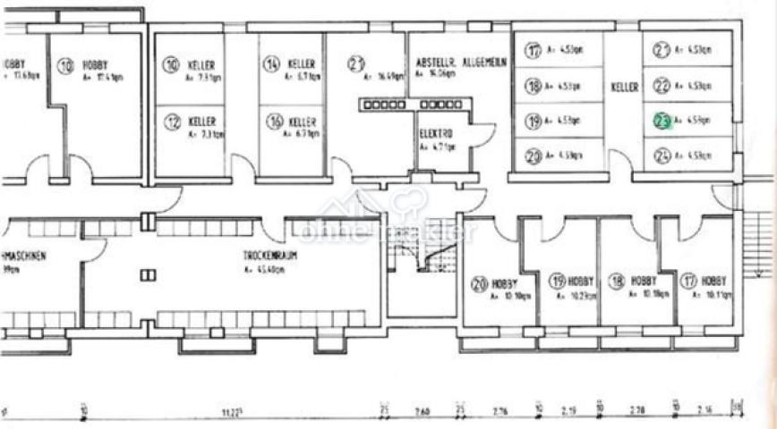 Grundriss UG Kellerraum