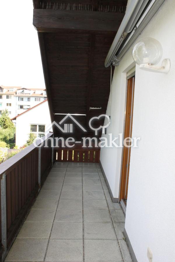 Balkon mit Markise