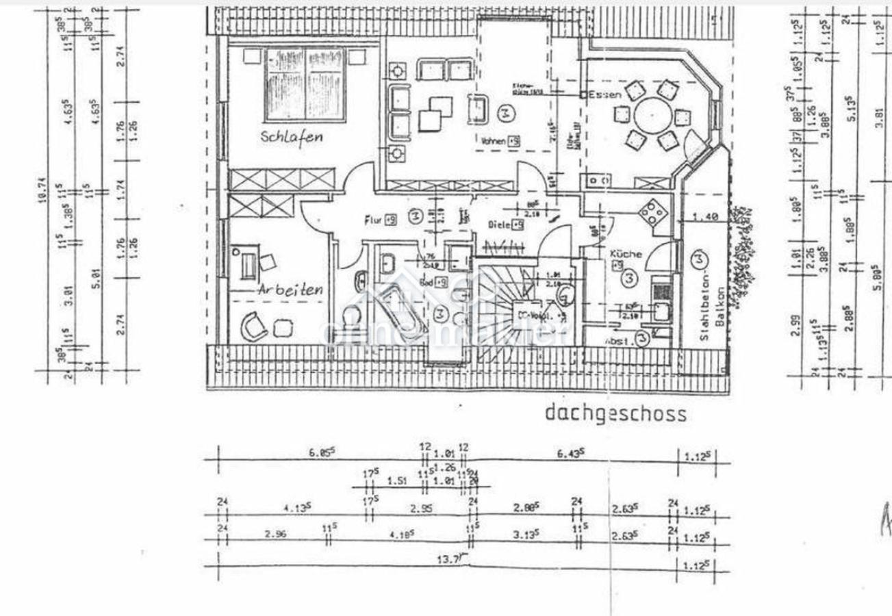 Grundriss Whg. 2. OG