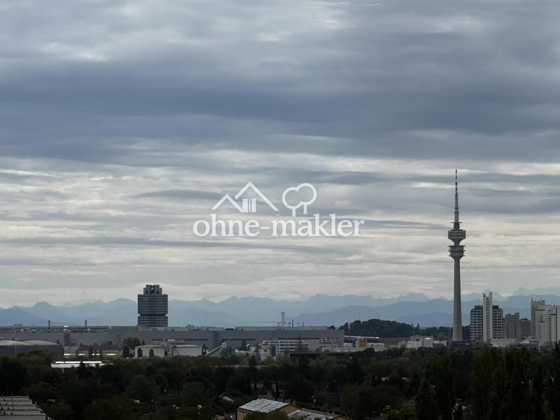 Blick vom Balkon