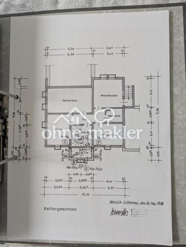 Grundriss Keller