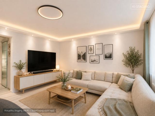 Wohnzimmer (KI Staging)
