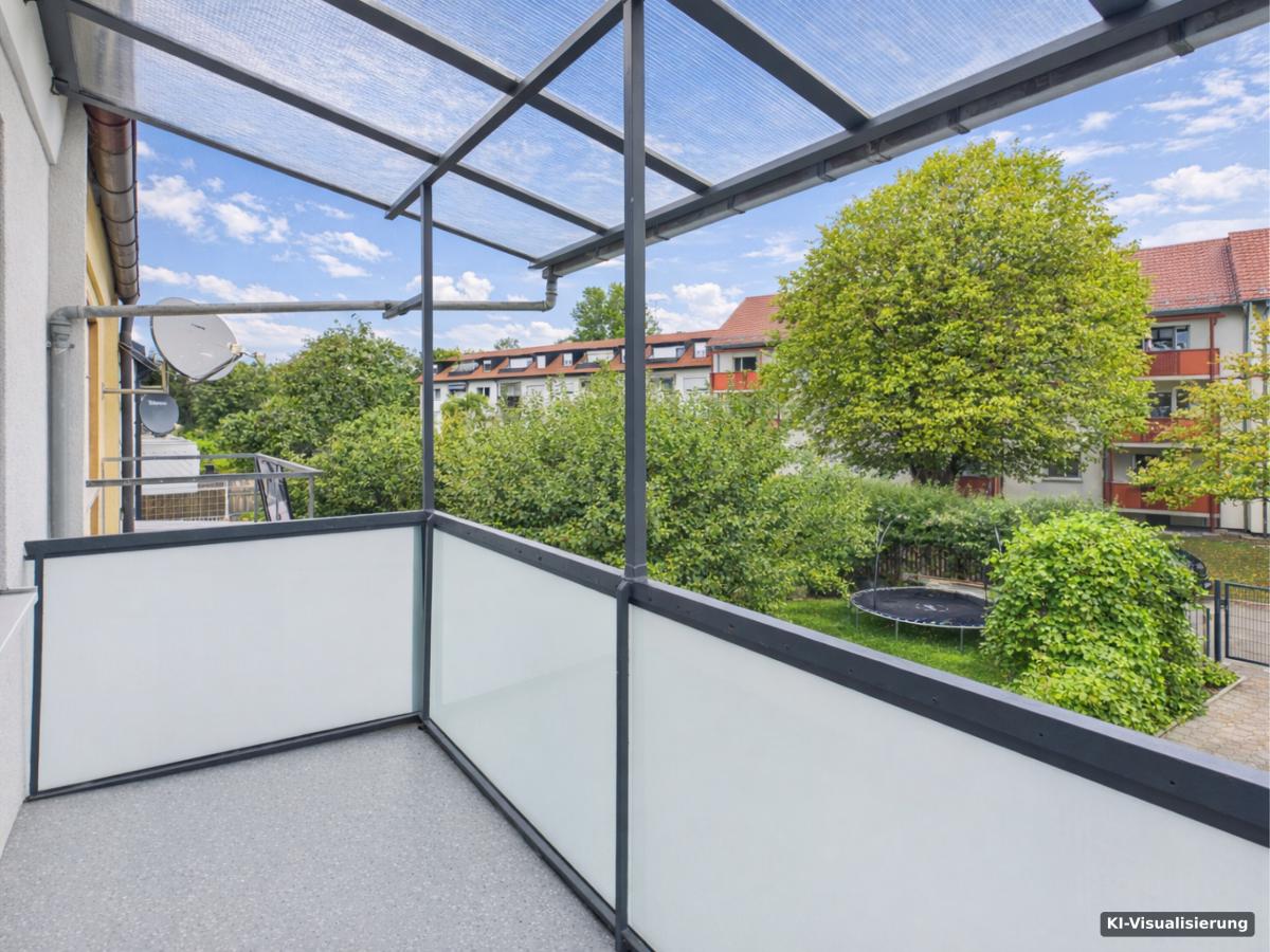 KI-Visualisierung – Balkon