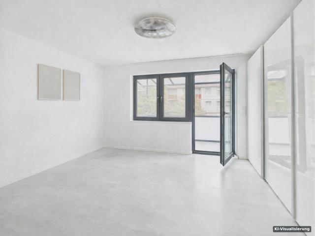 KI-Visualisierung – Schlafzimmer (KI-geleert)