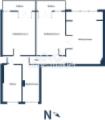 Grundriss  3-Zimmer