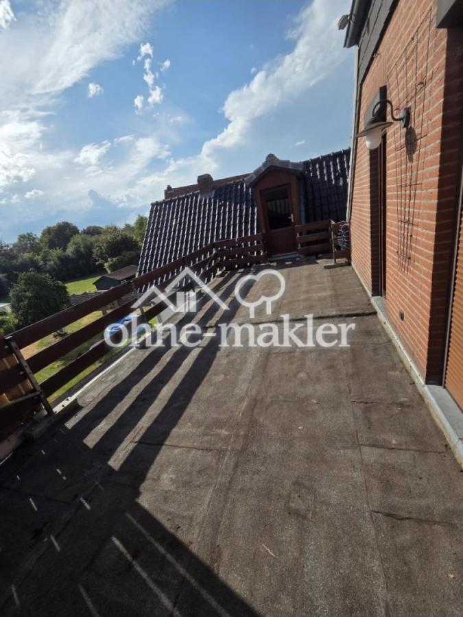 Dachterrasse ohne Belag