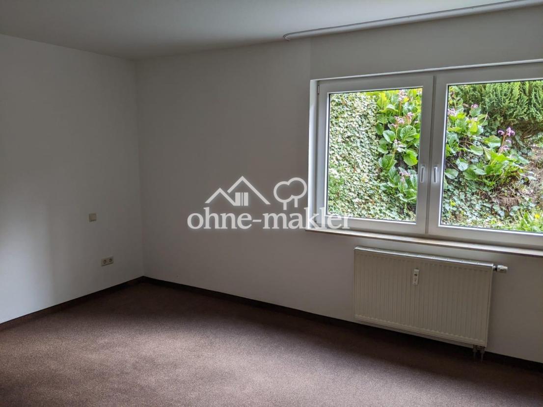 Schlafzimmner mit Gartenblick