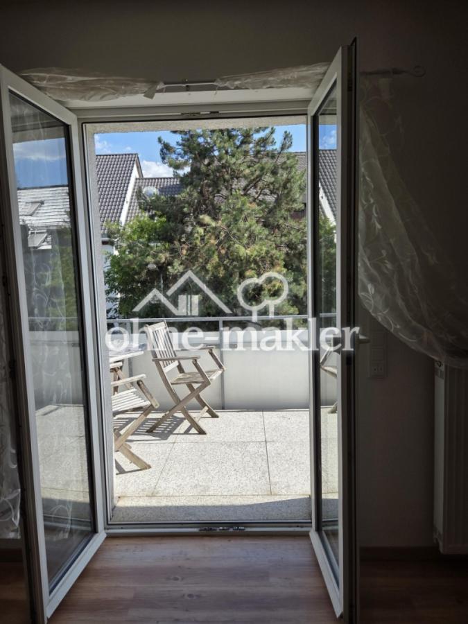 Blick auf den Südbalkon