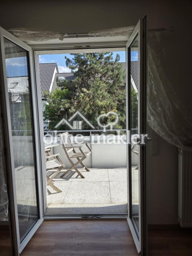 Blick auf den Südbalkon