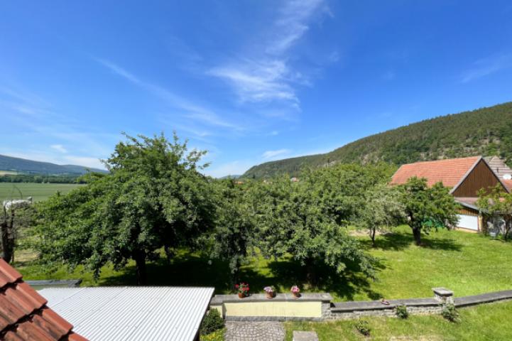 Panoramablick aus dem OG zur Gartenseite