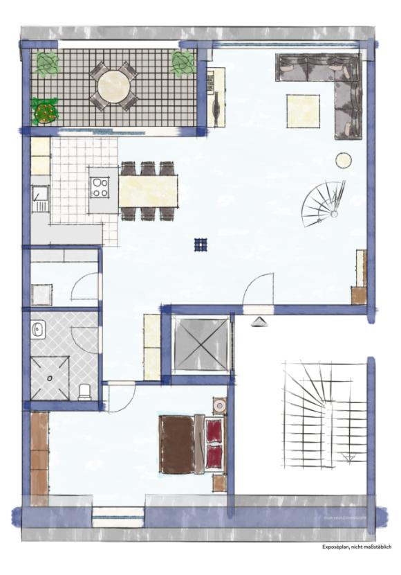 Grundriss Wohnung