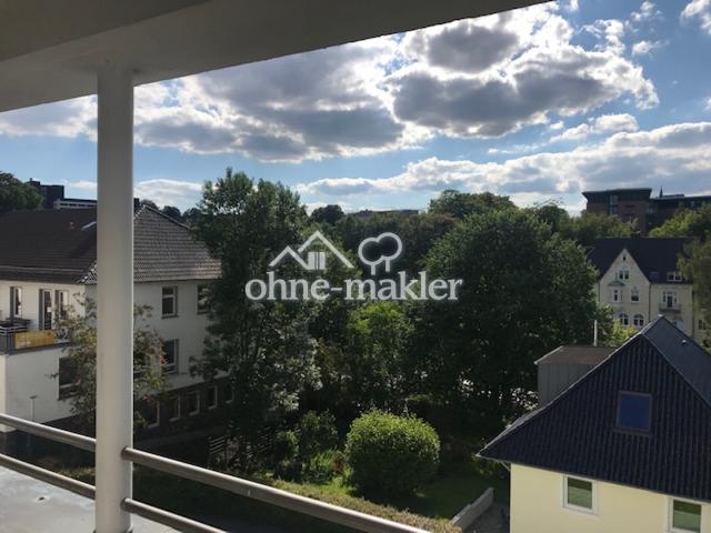 Blick vom Balkon
