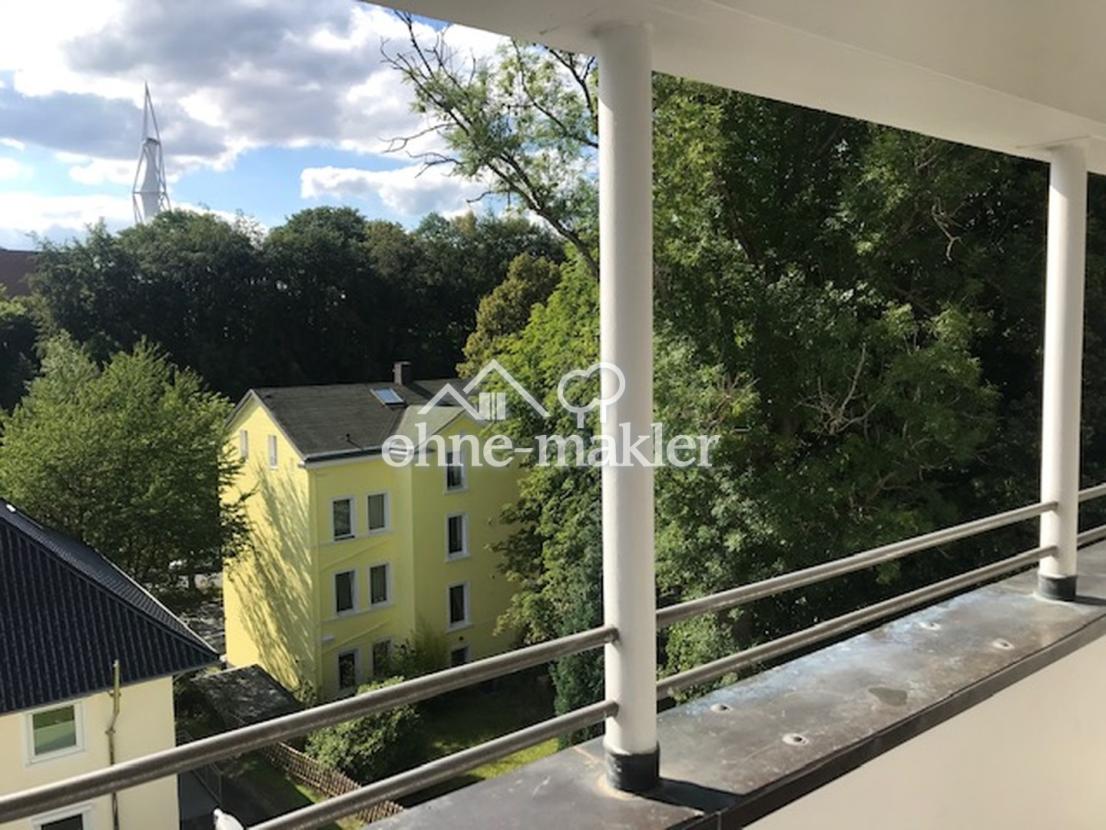 Blick vom Balkon