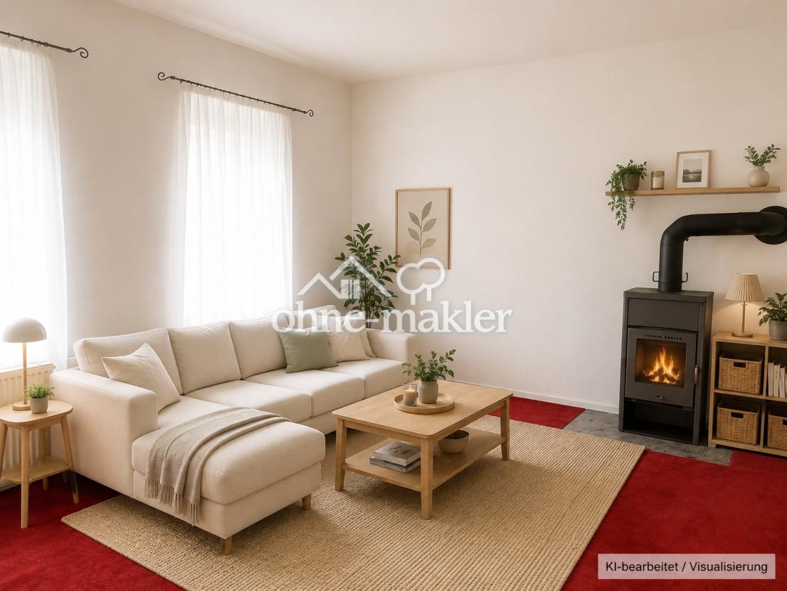 Wohnzimmer - KI Visualisierung
