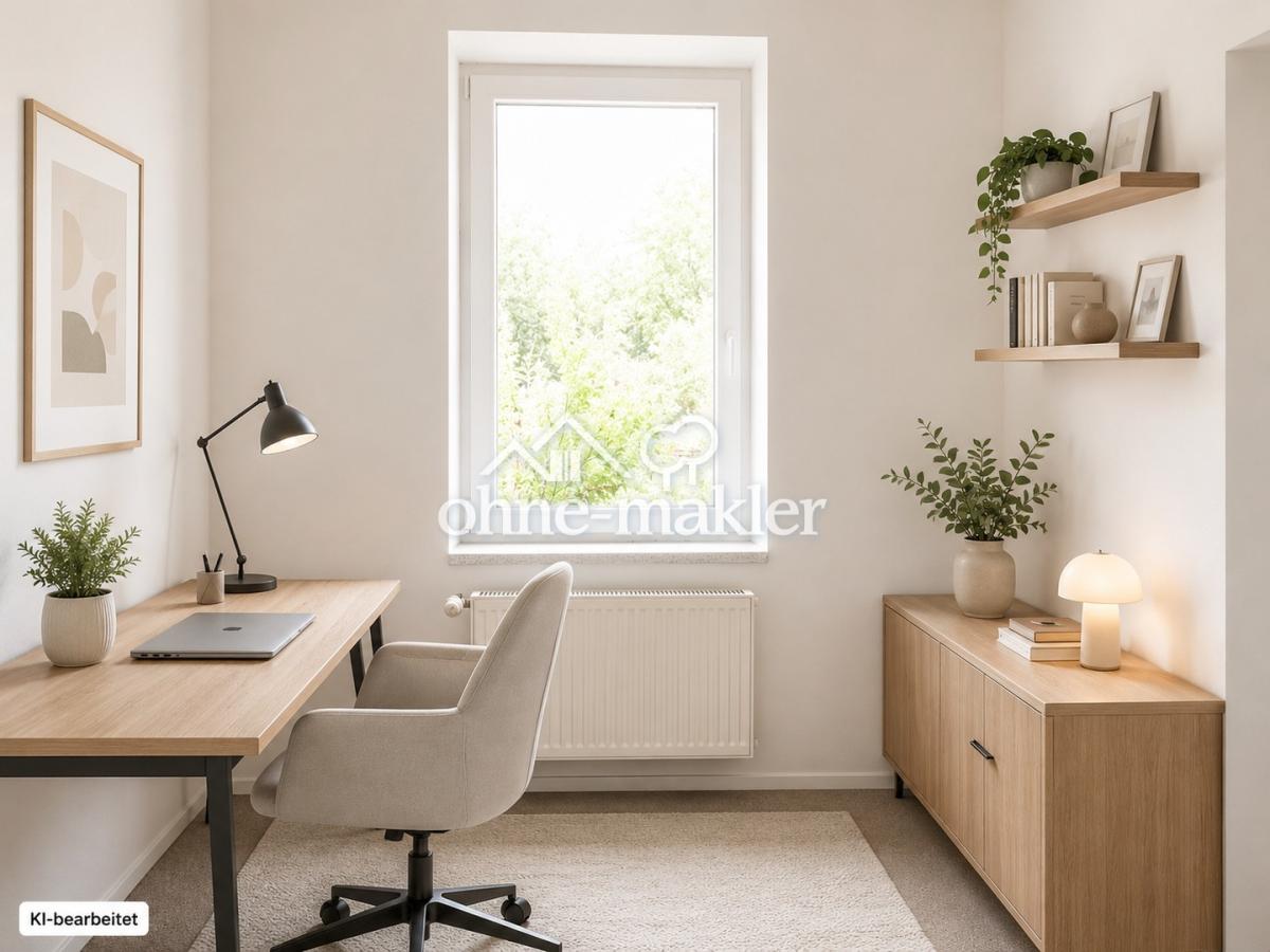 Arbeitszimmer - KI Visualisier