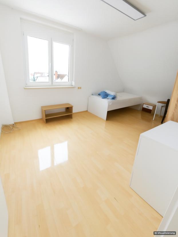 KI-Visualisierung – Zimmer 1 aktuelle Ausstattung