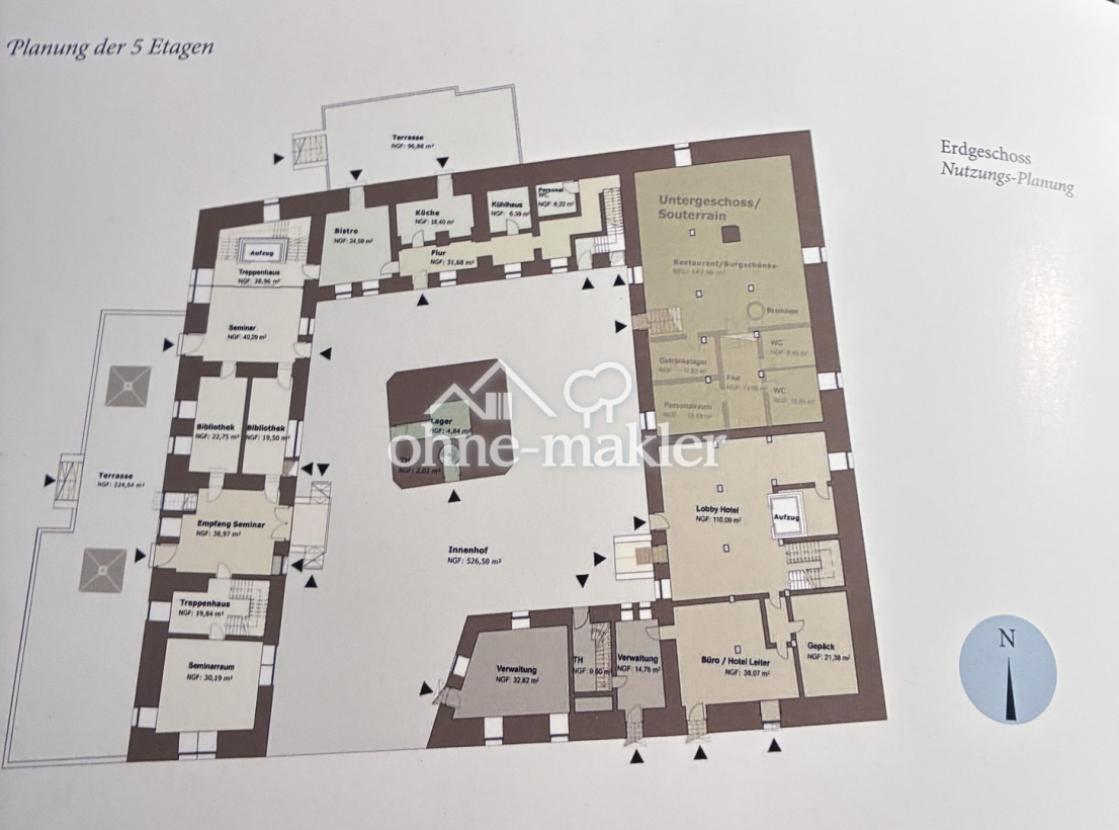 Idee Grundriss für 4 Stockwerk