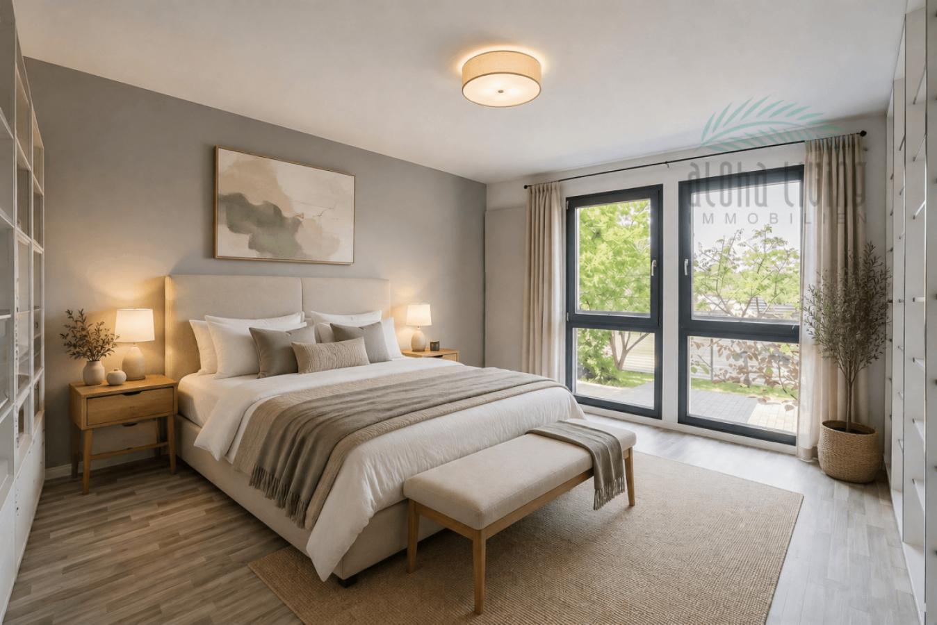 Visualisierung - Schlafzimmer 1 (EG)