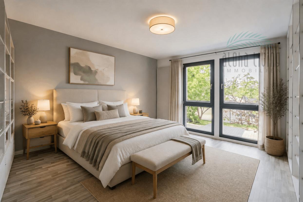 Visualisierung - Schlafzimmer 1 (EG)